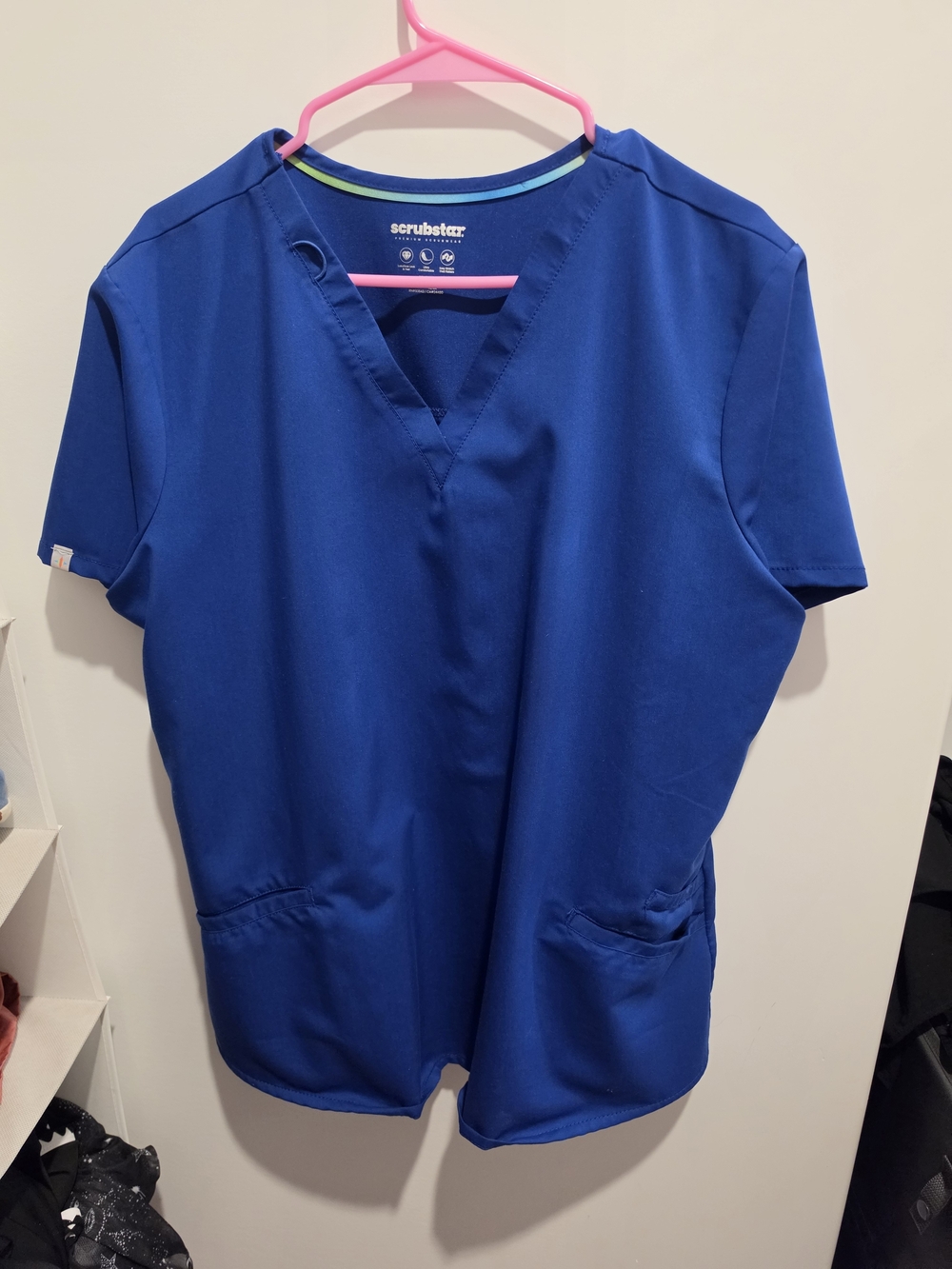 Scrubstar Women's Royal Blue V-Neck Medical Scrubs